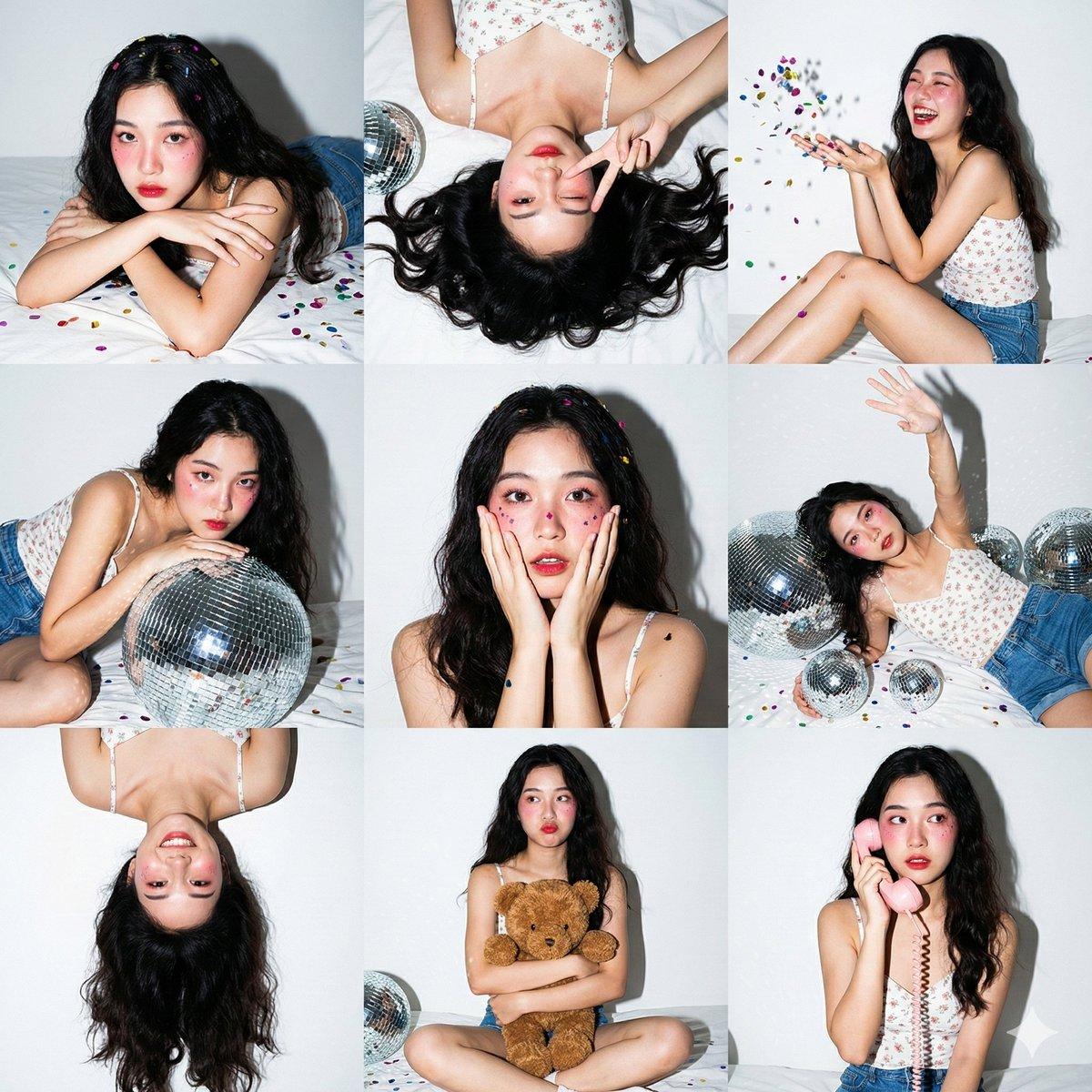 Gen Z Home Party Collage